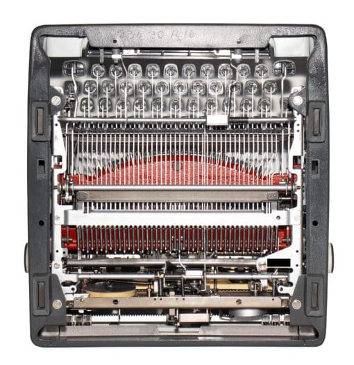 Olympia SM8 Typewriter Gray 1969 Vintage #1428 (Professionally Restored / Refurbished) - Image 5