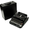 Remington Rand Model 5 Streamline Manual Typewriter Glossy-Black 1935 Antique #808 Professionally Restored (Refurbished)