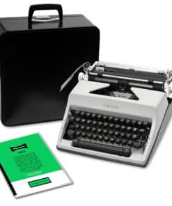 Olympia SM9 De Luxe Manual Typewriter Gray/Grey 1969 Vintage #1490 Professionally Restored (Refurbished)