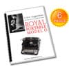 Royal Portable Model O Typewriter (1930-1939) Operating Instructions User Manual