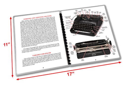 Smith-Corona Silent / Sterling Typewriter Operating Instructions User Manual (Floating Shift models) - Image 2