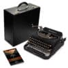 Remington Model 5 Manual Typewriter Black 1939 Vintage #1155 Professionally Restored (Refurbished)