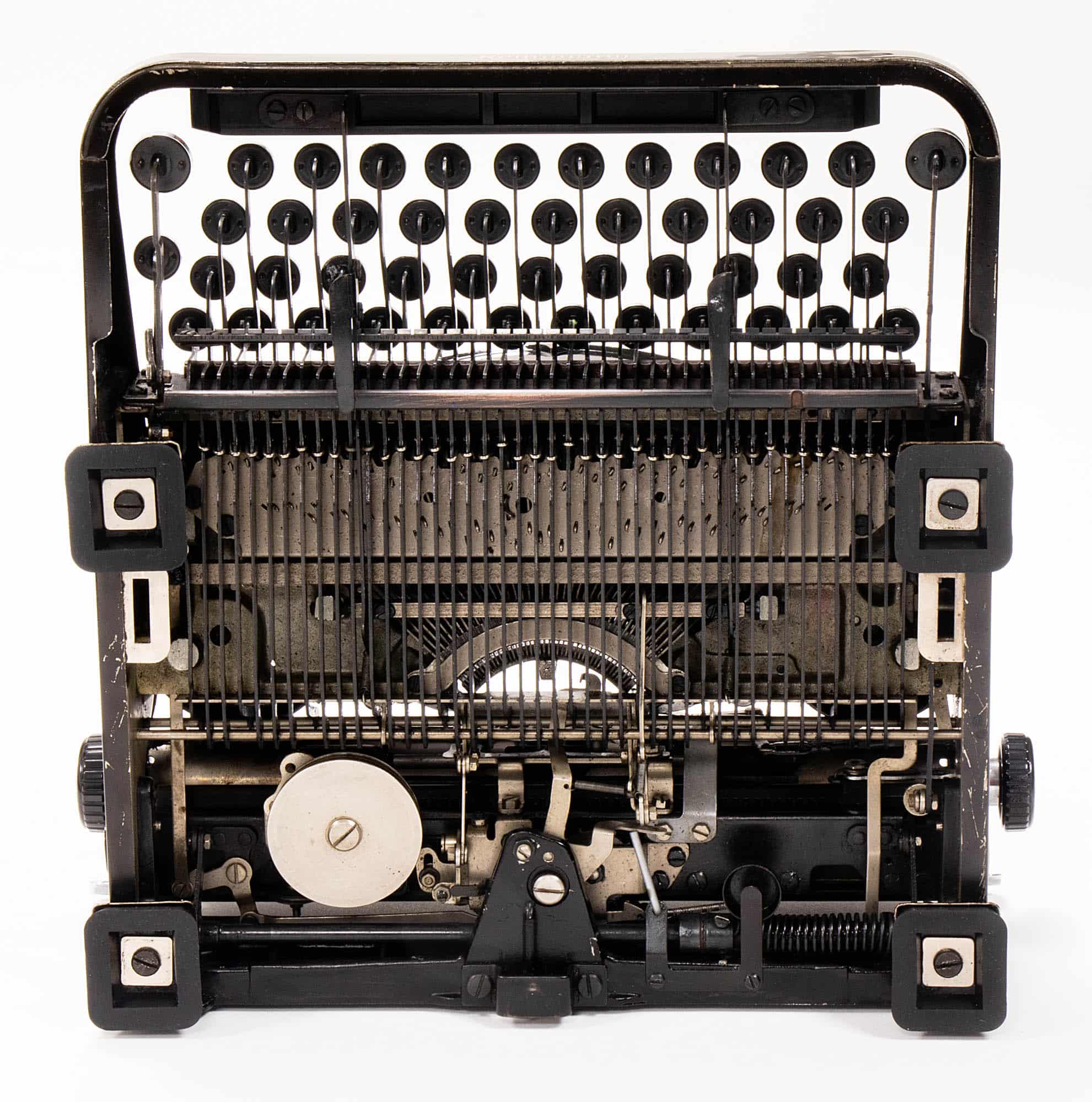 Remington Noiseless Model Seven 7 Manual Typewriter Glossy-Black 1936 Antique Vintage #1157 Professionally Restored (Refurbished) - Image 5