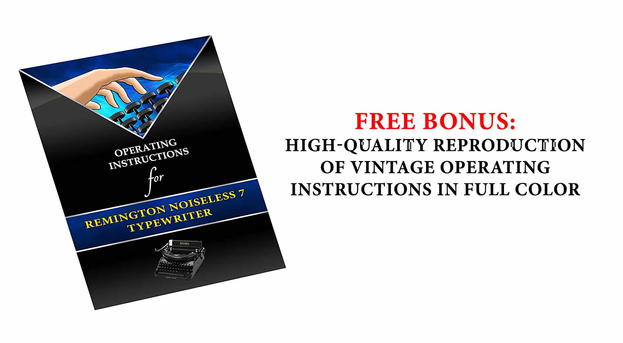 Remington Noiseless Model Seven 7 Manual Typewriter Glossy-Black 1936 Antique Vintage #1157 Professionally Restored (Refurbished) - Image 3