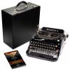 Glossy-Black 1937 Remington Model 5 Streamline Vintage Typewriter for Sale Professionally Restored (Refurbished) 01