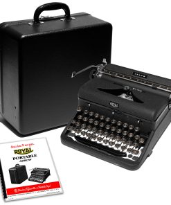 Black 1945 Royal Arrow Vintage Manual Typewriter 01
