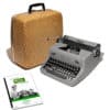 Royal Quiet De Luxe Manual Typewriter for Sale Gray 1953 Vintage Professionally Restored (Refurbished)