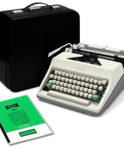 White 1966 Olympia SM8 Vintage Manual Typewriter for Sale Professionally Restored (Refurbished)