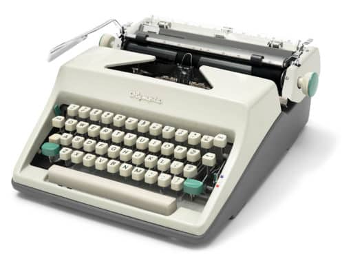 Olympia SM8 Manual Typewriter White 1966 Vintage #1440 Professionally Restored (Refurbished) - Image 8