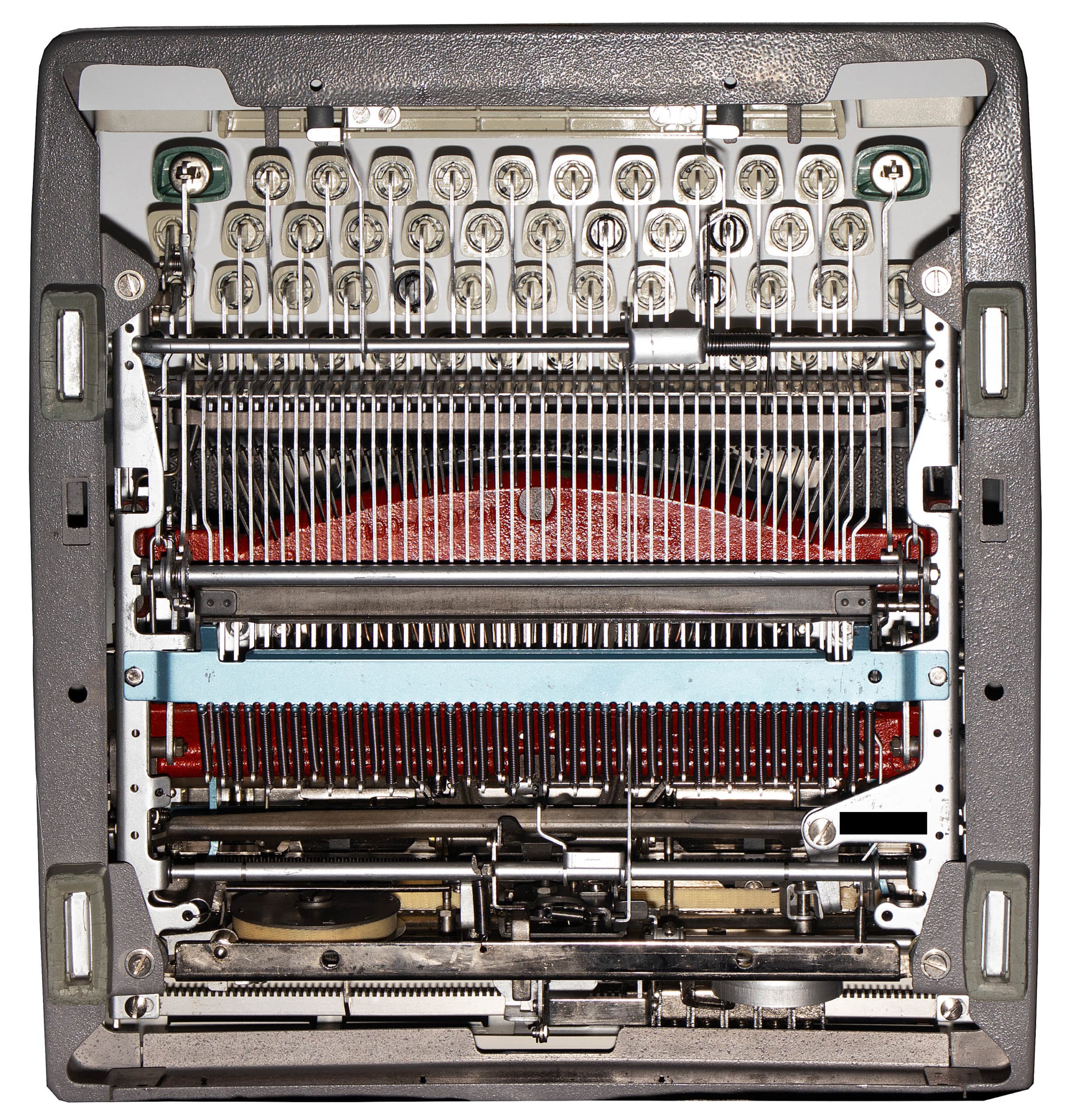 Olympia SM8 Manual Typewriter White 1966 Vintage #1440 Professionally Restored (Refurbished) - Image 5