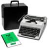 Olympia SM9 De Luxe Manual Typewriter for Sale Gray 1969 Vintage Professionally Restored (Refurbished)