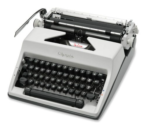 Olympia SM9 De Luxe Manual Typewriter Gray 1969 Vintage #1441 Professionally Restored (Refurbished) - Image 3