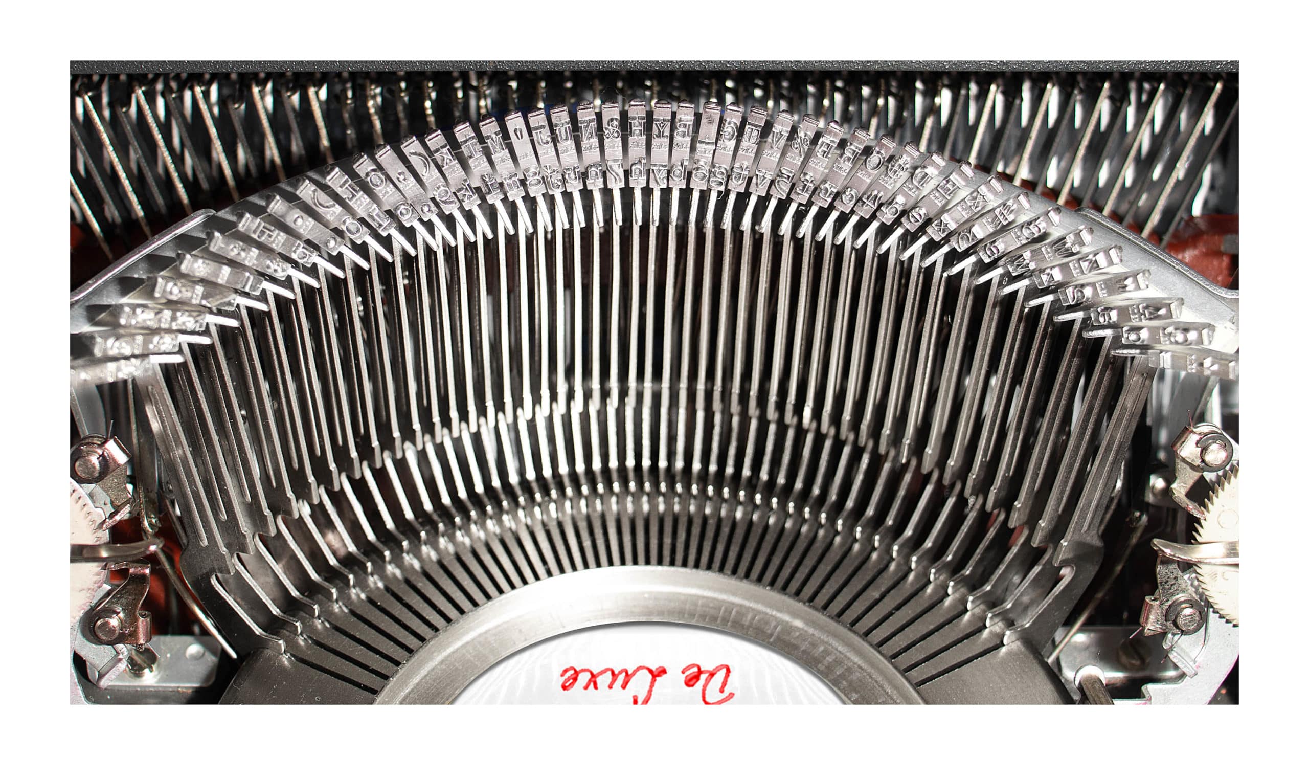 Olympia SM9 De Luxe Manual Typewriter Gray 1969 Vintage #1441 Professionally Restored (Refurbished) - Image 6