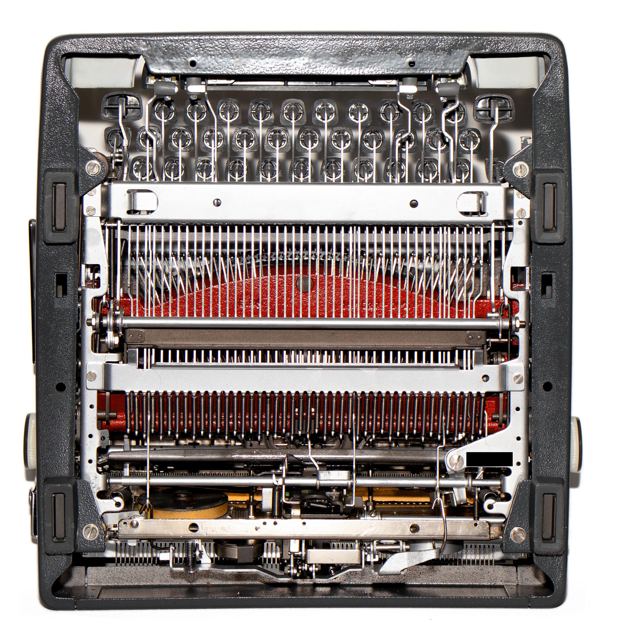 Olympia SM9 De Luxe Manual Typewriter Gray 1969 Vintage #1441 Professionally Restored (Refurbished) - Image 4