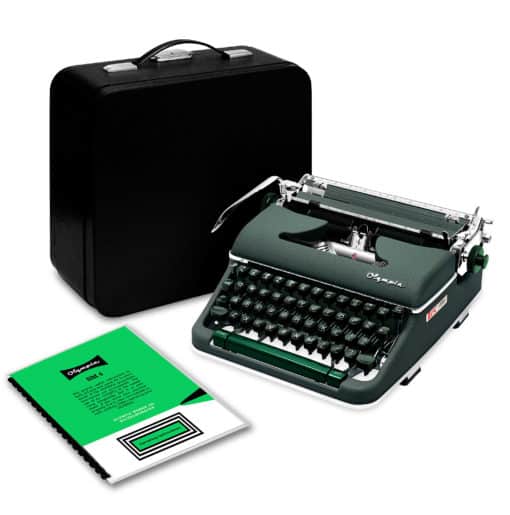 Olympia SM4 Manual Typewriter for Sale Green 1960 Vintage Professionally Restored (Refurbished)