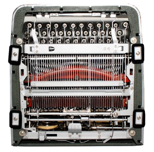Olympia SM4 Manual Typewriter Green 1960 Vintage #1442 Professionally Restored (Refurbished) - Image 5