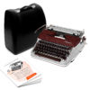 Olympia SM3 De Luxe Typewriter for Sale Burgundy/Gray 1958 Vintage Professionally Restored (Refurbished)
