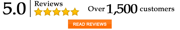 5.0 Reviews. Over 1,500 Customers.