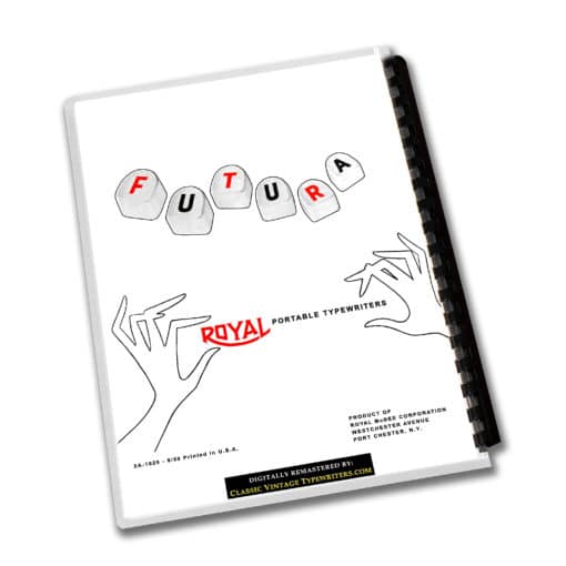 Royal Futura 400/800 Typewriter (1958-1963) Operating Instructions User Manual - Image 4