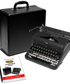 Royal Arrow Manual Typewriter for Sale Black 1945 Vintage Professionally Restored (Refurbished)