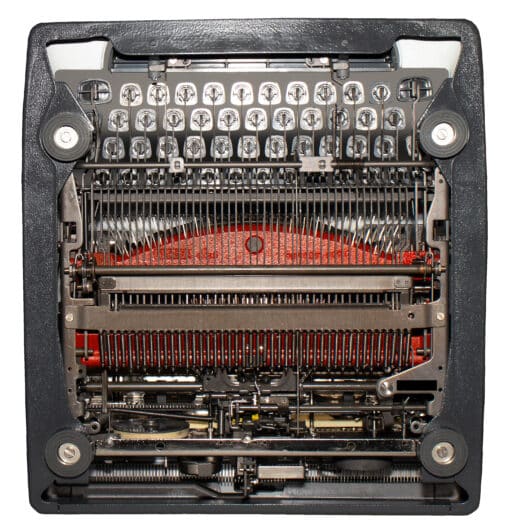 Olympia SM9 De Luxe Manual Typewriter White 1971 Vintage #1471 Professionally Restored (Refurbished) - Image 6