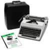 Olympia SM9 De Luxe Manual Typewriter for Sale Gray/Grey 1969 Vintage Professionally Restored (Refurbished)