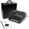 Smith-Corona Sterling Manual Typewriter for Sale Black 1947 Floating Shift Vintage Professionally Restored (Refurbished)