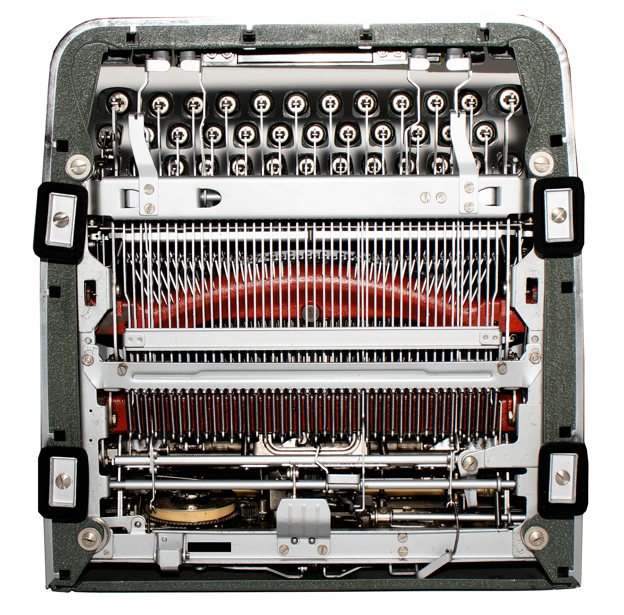 Olympia SM4 Manual Typewriter Green 1959 Vintage #1474 Professionally Restored (Refurbished) - Image 6