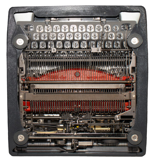 Olympia SM9 De Luxe Manual Typewriter White 1972 #1482 Vintage Professionally Restored (Refurbished) - Image 6