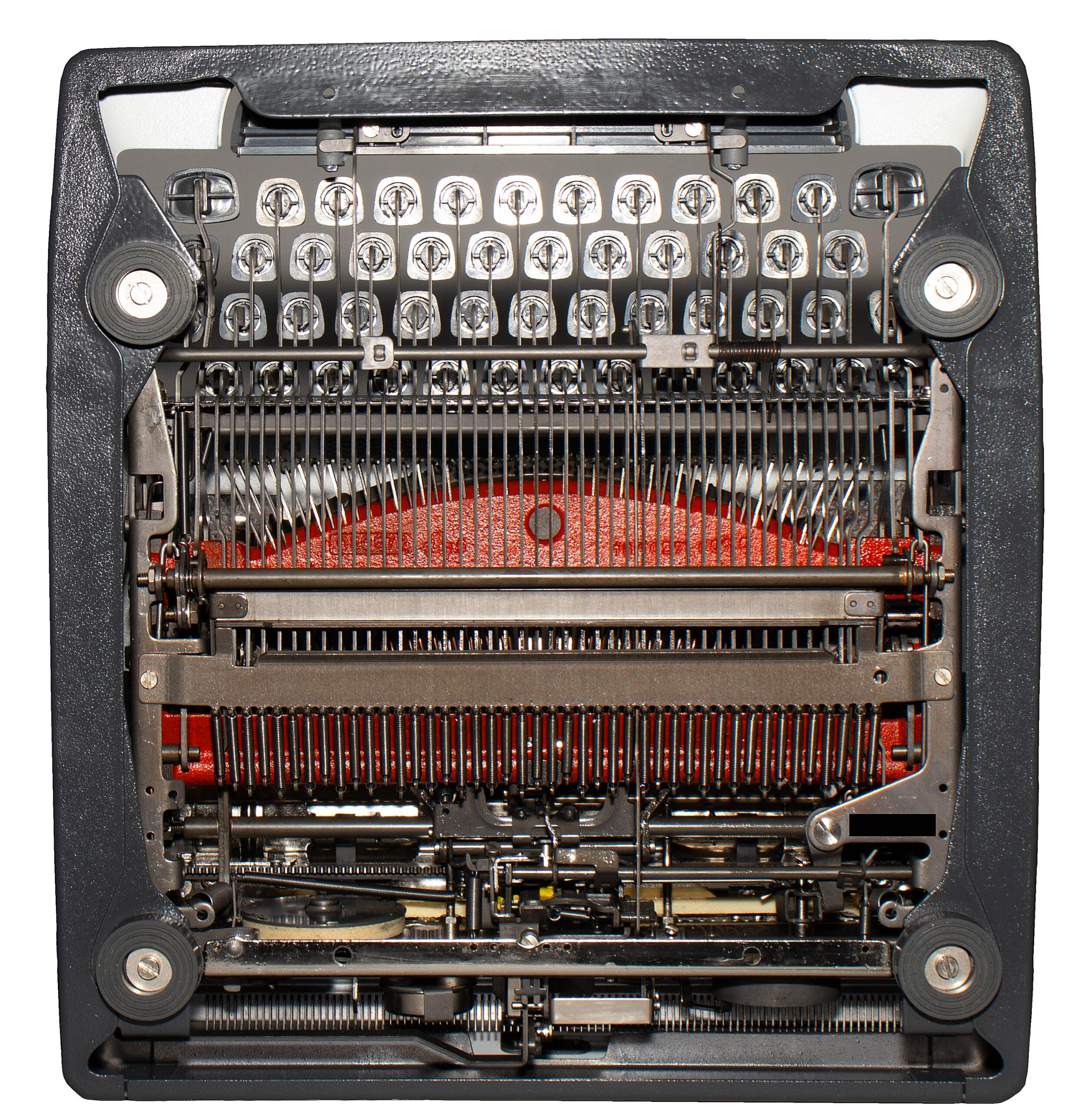 Olympia SM9 De Luxe Manual Typewriter White 1972 #1482 Vintage Professionally Restored (Refurbished) - Image 6