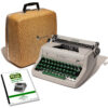 Royal Quiet De Luxe Manual Typewriter for Sale Gray 1953 Vintage Professionally Restored (Refurbished)