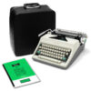 Olympia SM9 De Luxe Typewriter White 1967 Vintage #1487 Professionally Restored (Refurbished)