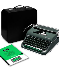 Olympia SM4 Manual Typewriter Green 1960 Vintage #1484 Professionally Restored (Refurbished)