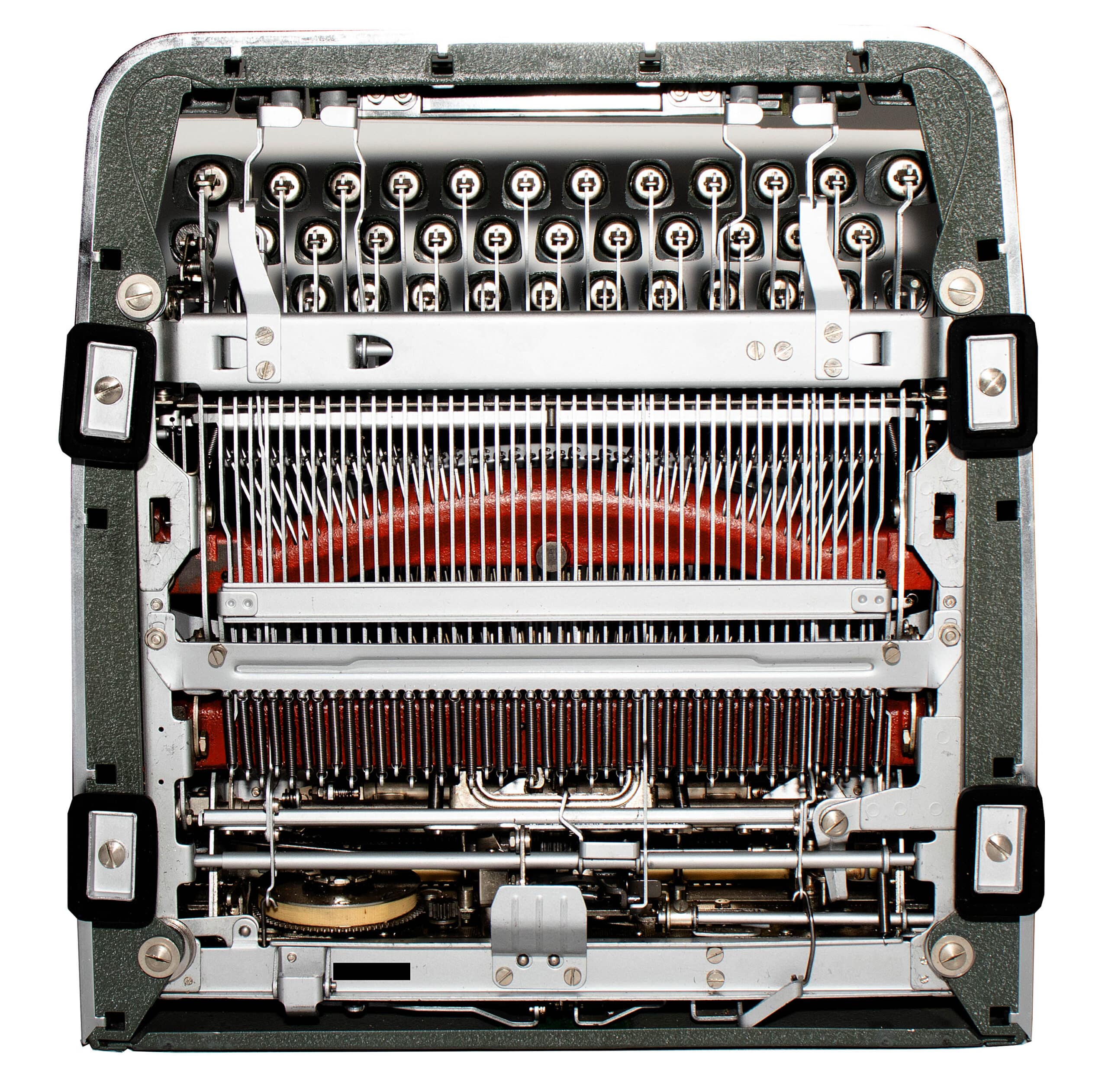 Olympia SM4 Manual Typewriter Green 1960 Vintage #1494 Professionally Restored (Refurbished) - Image 4