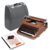 Olympia SM3 De Luxe Manual Typewriter for Sale Brown 1956 Vintage Professionally Restored (Refurbished)
