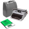 Olympia SM4 Manual Typewriter for Sale Gray 1959 Vintage Professionally Restored (Refurbished) Similar to SM3 De Luxe