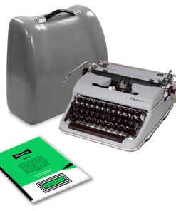Olympia SM4 Manual Typewriter for Sale Gray 1959 Vintage Professionally Restored (Refurbished) Similar to SM3 De Luxe