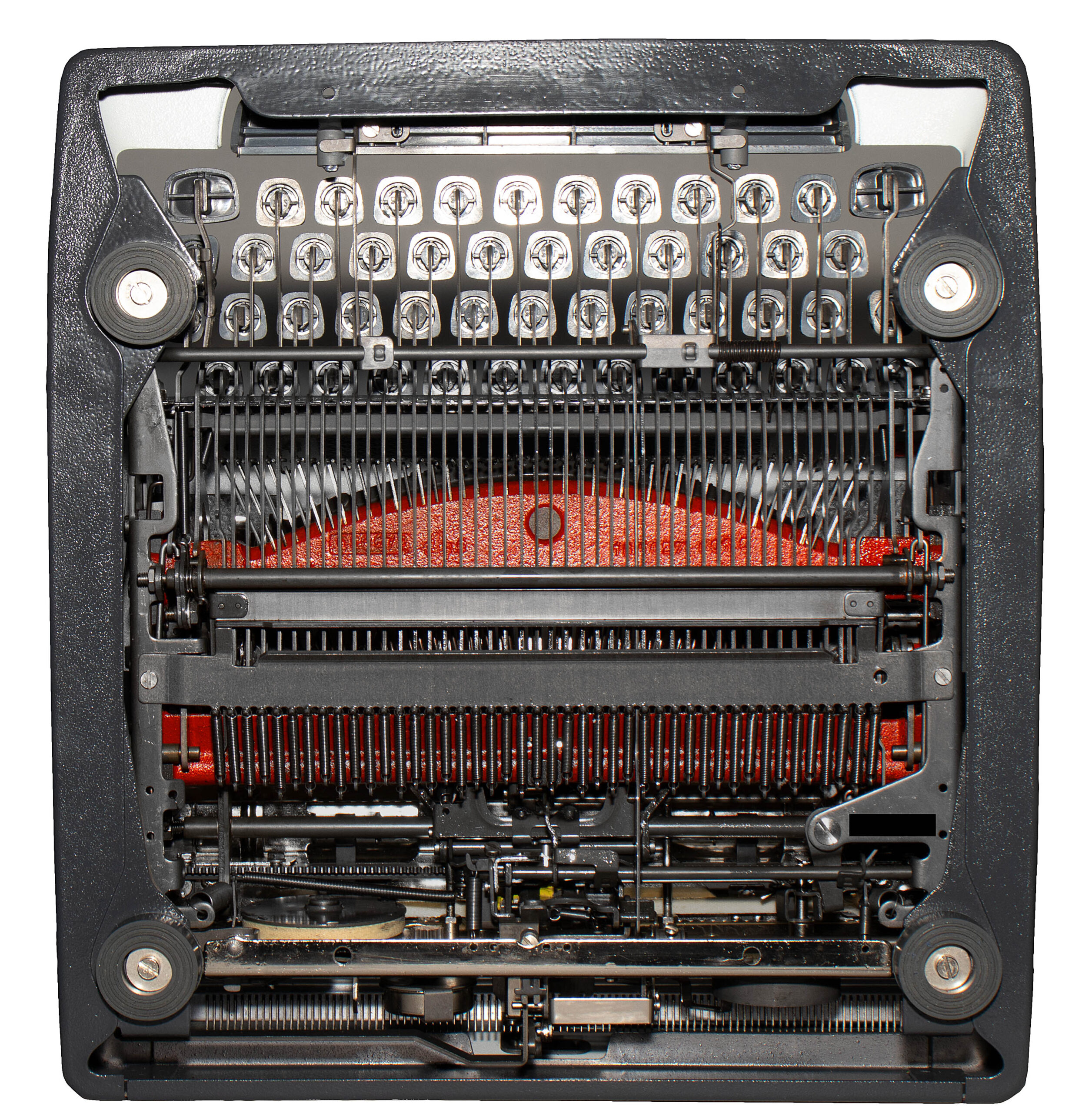 Olympia SM9 De Luxe Manual Typewriter White 1972 Vintage #1504 Professionally Restored (Refurbished) - Image 6