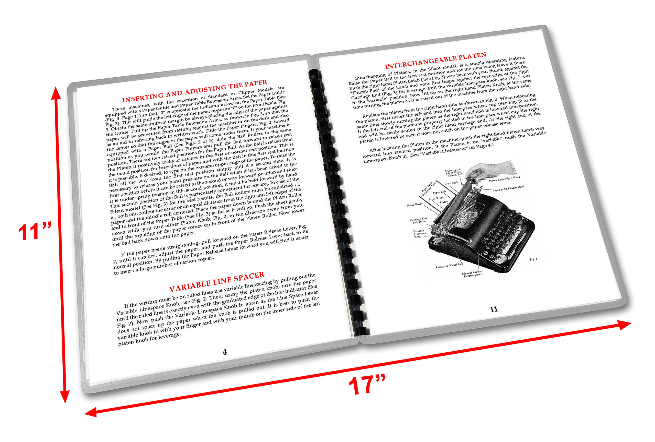 Smith-Corona Silent Typewriter (1939 - 1947) Operating Instructions User Manual Floating Shift - Image 3