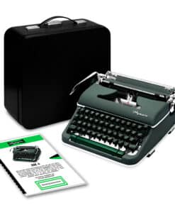 Olympia SM4 Manual Typewriter for Sale Green 1961 Vintage Professionally Restored (Refurbished)