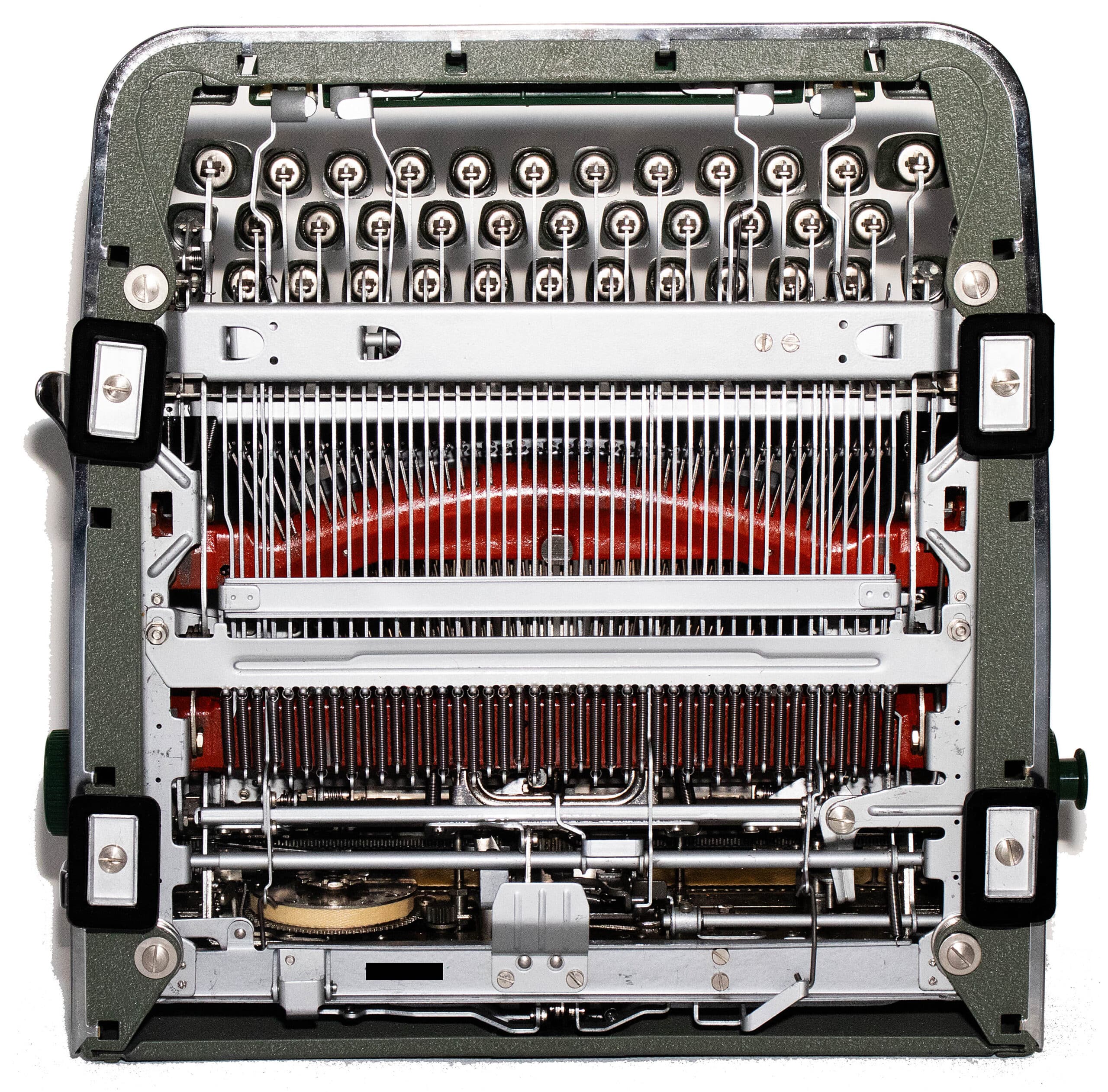 Green 1961 Olympia SM4 Manual Typewriter Vintage #1508 Professionally Restored (Refurbished) - Image 6