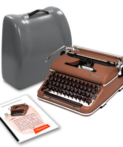 Olympia SM3 De Luxe Manual Typewriter for Sale Brown 1958 Vintage Professionally Restored (Refurbished)
