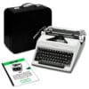 White 1969 Olympia SM9 De Luxe Typewriter Vintage Professionally Restored (Refurbished)