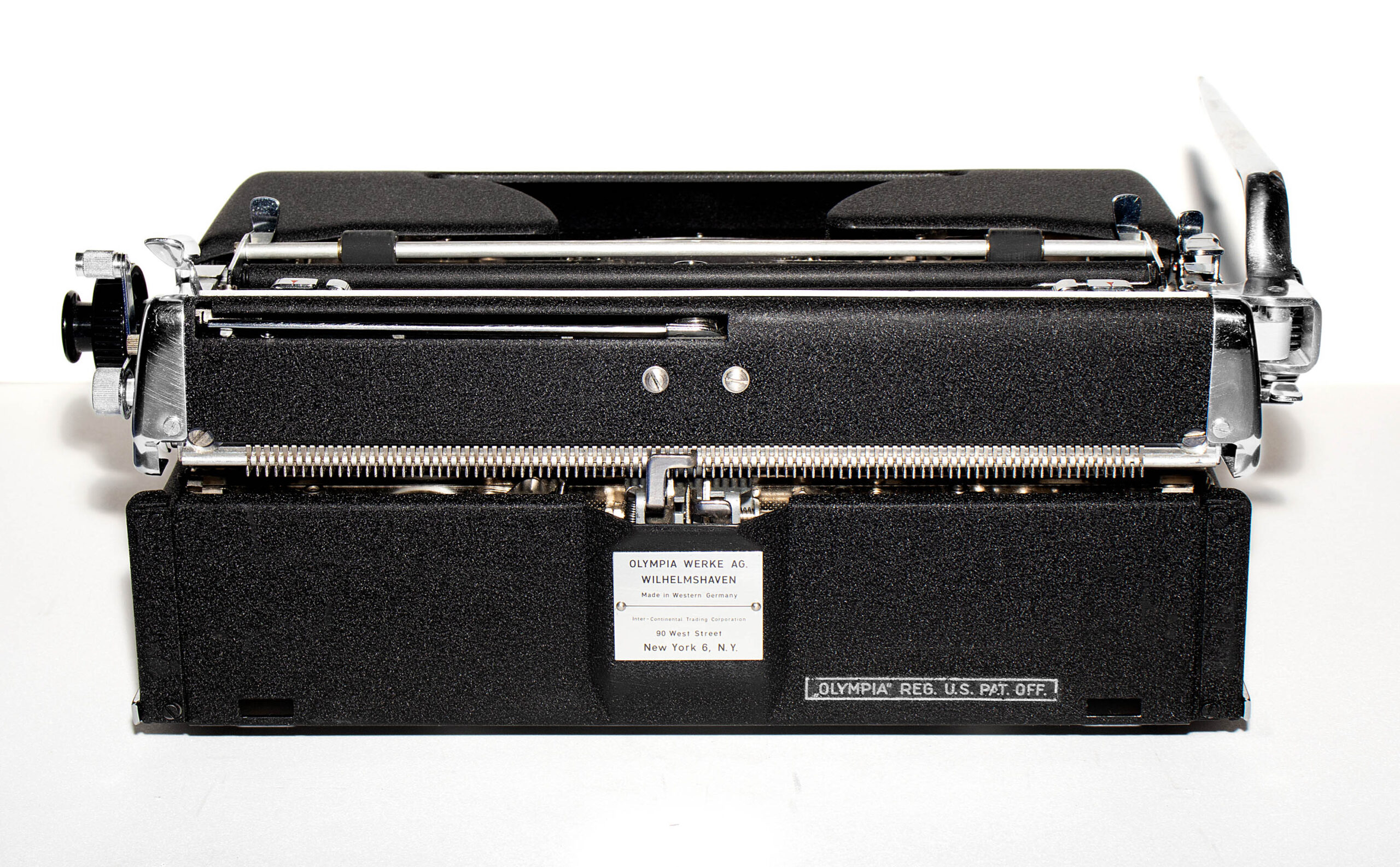 Rare* Black 1960 Olympia SM4 Manual Typewriter Vintage #1510