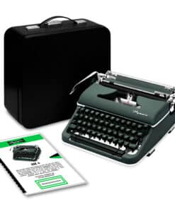 Green 1959 Olympia SM4 Manual Typewriter Vintage Professionally Restored (Refurbished)