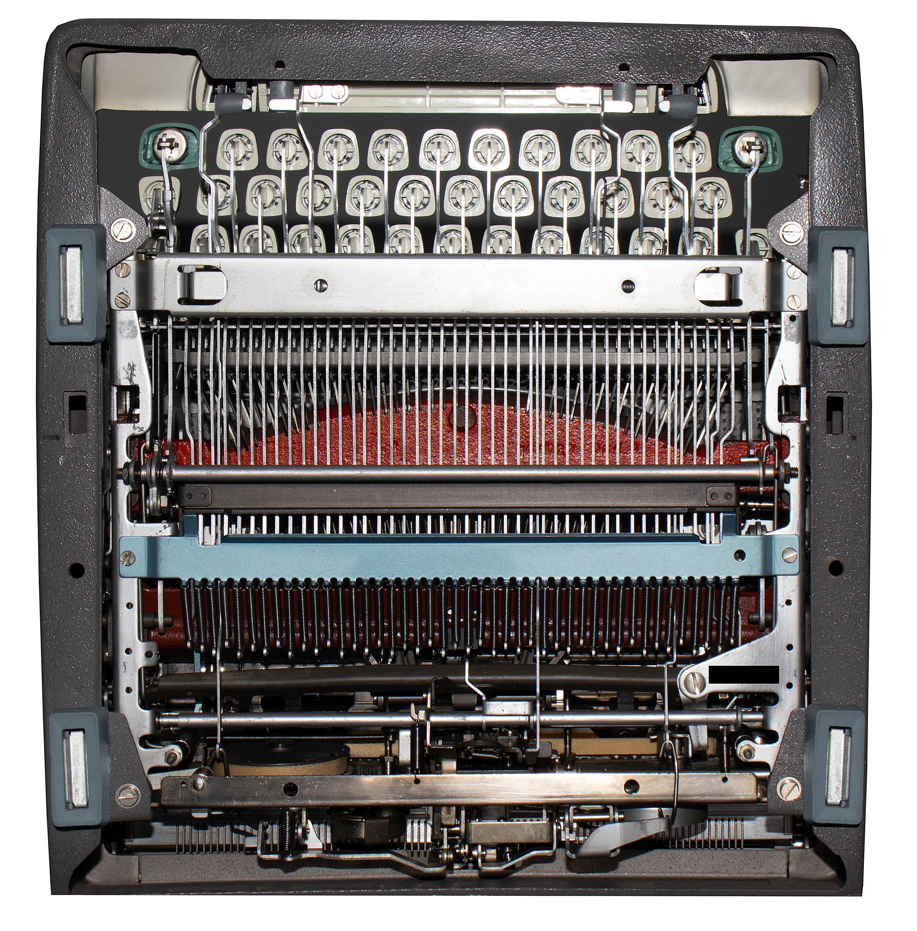 White 1964 Olympia SM9 De Luxe Typewriter Vintage #1518 Professionally Restored (Refurbished) - Image 6