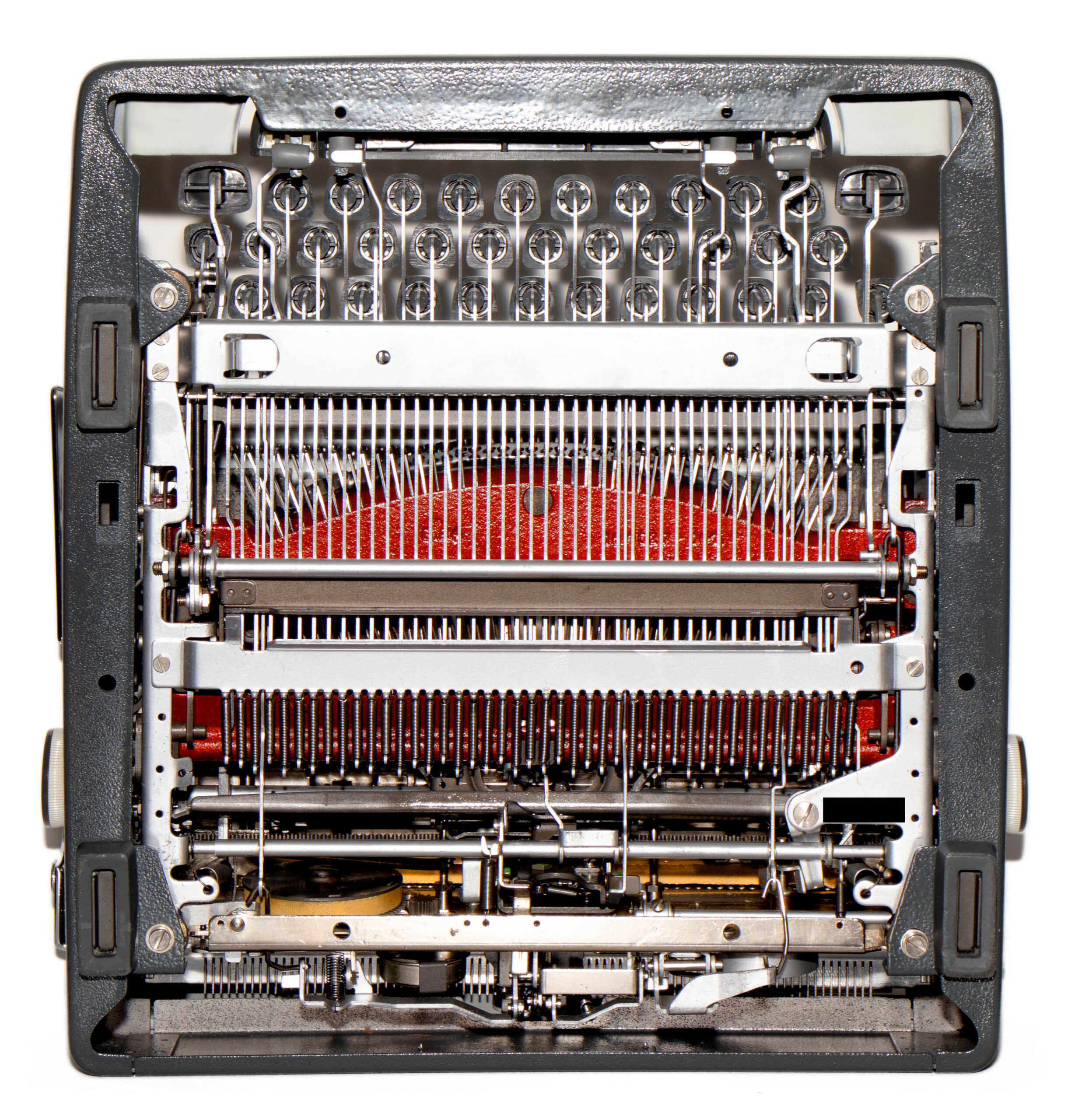 SOLD! Restored Gray 1969 Olympia SM9 De Luxe Typewriter, New Platen, Vintage #1528 Grey SM-9 - Image 6