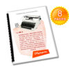 Olympia SM3 De Luxe White Typewriter (1953 - 1959) Operating Instructions User Manual